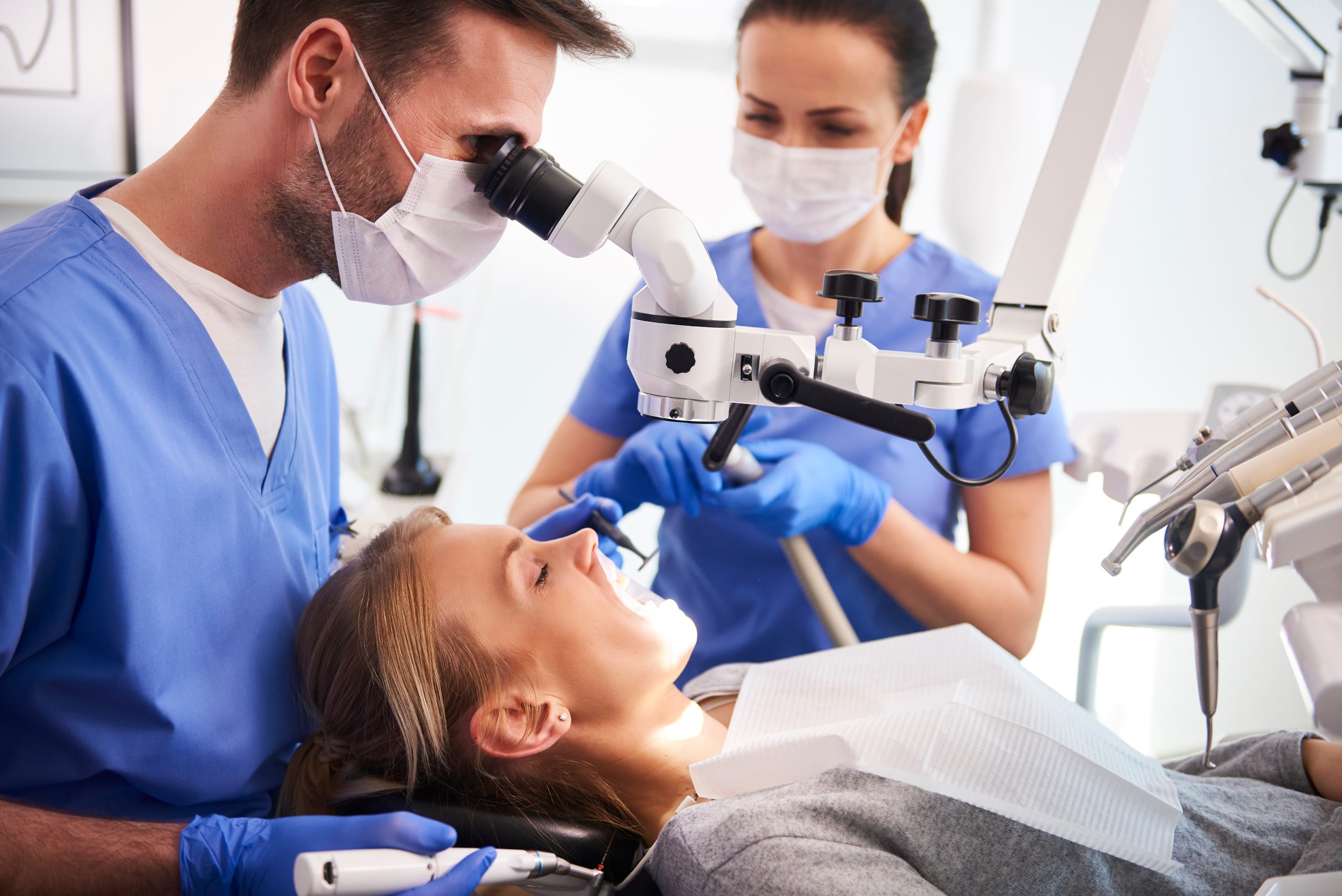 dental microscope treatment