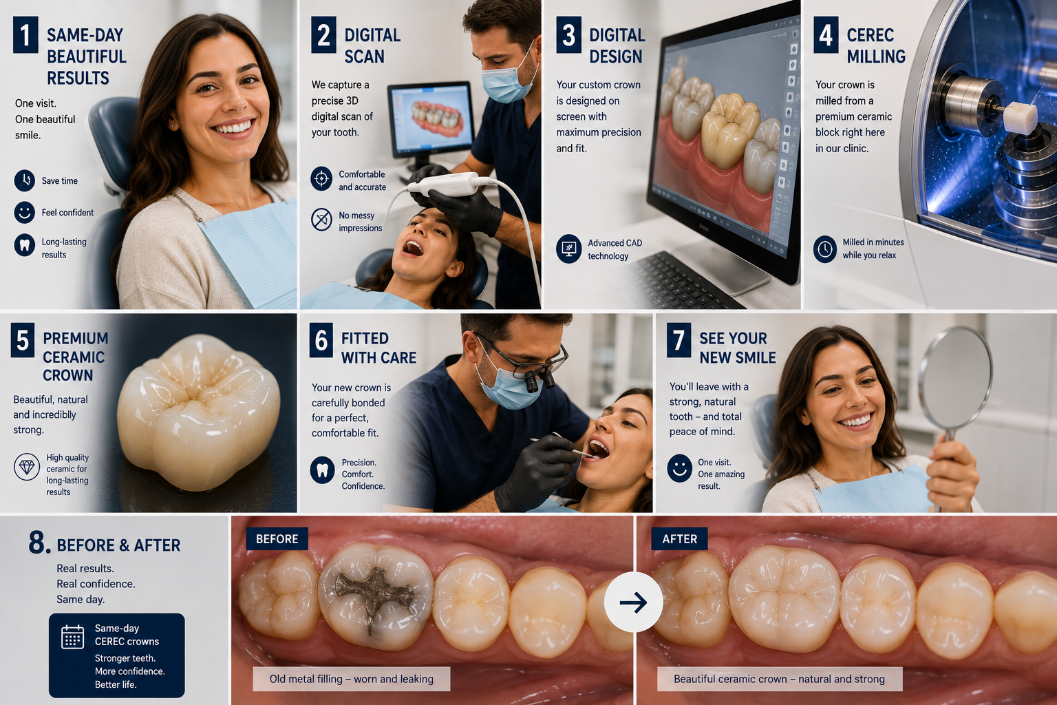 Broken a Tooth? You Don't Want to Wait Weeks for a Crown