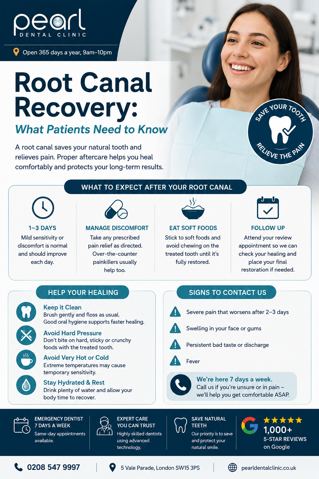 root canal recovery